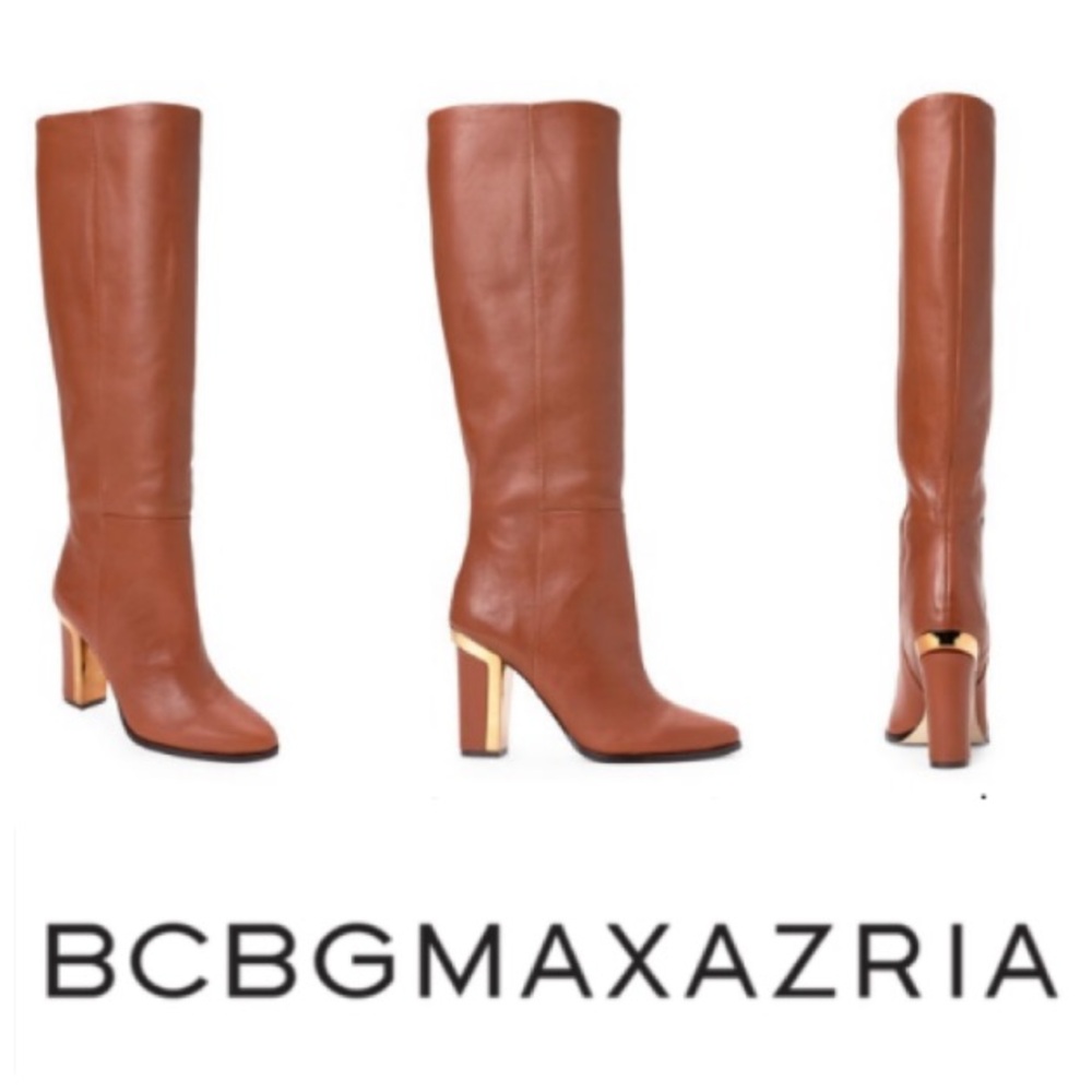 NEW!  BCBGMAXAZRIA Women's Oak Leather Boot (7.5)
